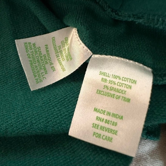 Lilly Pulitzer Girls Mini Beach Comber Crewneck Sweatshirt Evergreen 12-14 y - Picture 7 of 7